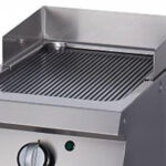 Heavy Duty Griddle - Grooved - Single Unit - 70cm Deep - Gas - imagine 3