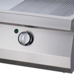 Heavy Duty Griddle - Half Grooved - Double Unit - 70cm Deep - Electric - imagine 3