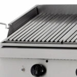 Heavy Duty Lava Stone Grill - Double Unit - 70cm Deep - Gas - imagine 4
