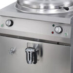 Heavy Duty Boiling Pan - 60L - Indirect Heat - 70cm Deep - Electric - imagine 4