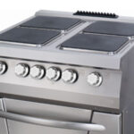 Premium Stove - 4 Burners - Double Unit - 90cm Deep - Electric - imagine 3