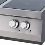 Premium Infrared Cooker - 4 Burners - Double Unit - 90cm Deep - Electric - imagine 4