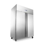 Fridge - 800L - 6 Adjustable Shelves - Stainless Steel - on Wheels
