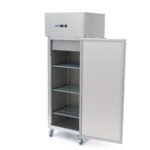 Fridge - 400L - 3 Adjustable Shelves - Stainless Steel - on Wheels - imagine 2