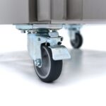 Freezer - 400L - 3 Adjustable Shelves - Stainless Steel - on Wheels - imagine 14