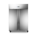 Fridge - 800L - 6 Adjustable Shelves - Stainless Steel - on Wheels - imagine 2