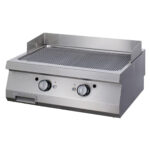 Premium Griddle - Grooved - Double Unit - 90cm Deep - Electric