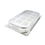 Gastronorm Container - 1/1 GN - 6,5cm Deep - Stainless Steel - Perforated - imagine 2