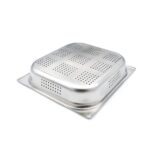 Gastronorm Container - 2/3 GN - 6,5cm Deep - Stainless Steel - Perforated - imagine 2