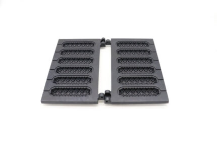 HOT DOG STRIPED - Hot Plates (Set Of 2)