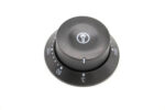 WAFFLE - Temperature Knob With Scale Ring 300°C (Black)
