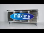Counter Fridge - 180cm - 3 Glass Doors - imagine 2