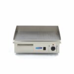 Griddle - Half Grooved - 55 cm - incl Drip Tray - imagine 2