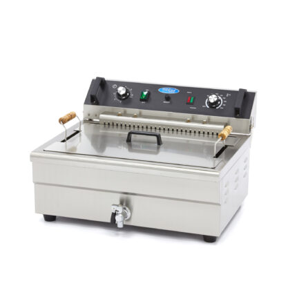 Deep Fryer - 20L - 1 Basket - with Drain Tap