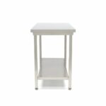 Stainless Steel Table - 160 x 70cm - Adjustable Height - imagine 3