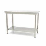 Stainless Steel Table - 80 x 70cm - Adjustable Height - imagine 4