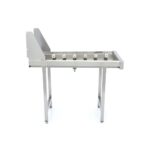 Stainless Steel Straight Roller Table - for Rack Conveyor Dishwasher - imagine 2