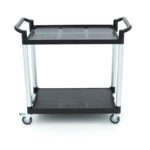 Serving Trolley – 2 Plastic Shelves – 103 x 50,5cm - imagine 2