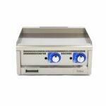 Commercial Grade Griddle - Smooth - Double Unit - 60cm Deep - Gas - imagine 2