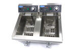 Deep Fryer - 2 x 10L - 2 Baskets - with Drain Tap - imagine 5