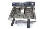 Deep Fryer - 2 x 10L - 2 Baskets - with Drain Tap - imagine 7