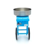 Candy Floss Machine – Ø 52cm – Blue – with Cart - imagine 4