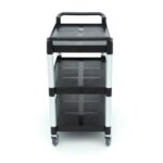 Serving Trolley – 3 Plastic Shelves – 103 x 50,5cm - imagine 3