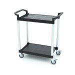 Serving Trolley – 2 Plastic Shelves – 86,5 x 42,5cm - imagine 4