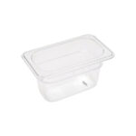 Gastronorm Container - 1/9 GN - 10cm Deep - Polycarbonate