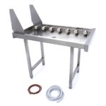 Stainless Steel Straight Roller Table - for Rack Conveyor Dishwasher - imagine 12