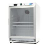 Fridge - 200L - White - with Glass Door