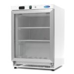 Freezer - 200L - White - with Glass Door