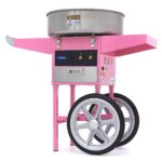 Candy Floss Machine – Ø 52cm – Pink – with Cart