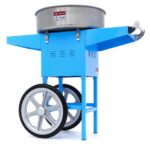 Candy Floss Machine – Ø 52cm – Blue – with Cart - imagine 2