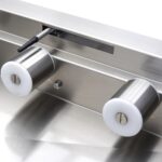 Stainless Steel Straight Roller Table - for Rack Conveyor Dishwasher - imagine 7