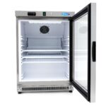 Fridge - 200L - Stainless Steel - with Glass Door - imagine 6