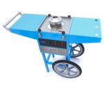 Candy Floss Machine – Ø 52cm – Blue – with Cart - imagine 11