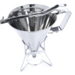 Batter Dispenser - 1,6L - Stainless Steel - Incl Dosing Button
