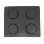 Tartlet Mould - Round - 124/100 mm - 4 pieces - imagine 3