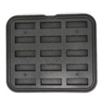 Tartlet Mould - Rectangle - 90x30/85x26 mm - 15 pieces - imagine 2