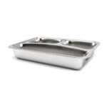 Plate - 3 Compartments - Stainless Steel - Dishwasher Safe - imagine 3
