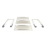 Stainless Steel Serving Trolley - 3 Shelves - imagine 4