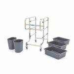 Cleaning Trolley - incl 5 Bins - imagine 5