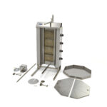 Kebab Grill - 4 Burners - 50kg Meat - Gas - imagine 5