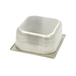 Gastronorm Container - 2/3 GN - 15cm Deep - Stainless Steel - imagine 2