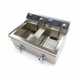 Deep Fryer - 2 x 16L - 2 Baskets - with Drain Tap - imagine 6