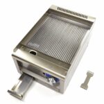 Commercial Grade Griddle - Grooved - Single Unit - 60cm Deep - Gas - imagine 5