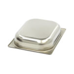 Gastronorm Container - 1/2 GN - 6,5cm Deep - Stainless Steel - imagine 2