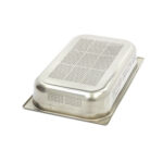 Gastronorm Container - 1/1 GN - 10cm Deep - Stainless Steel - Perforated - imagine 2