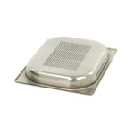 Gastronorm Container - 1/2 GN - 4cm Deep - Stainless Steel - Perforated - imagine 2